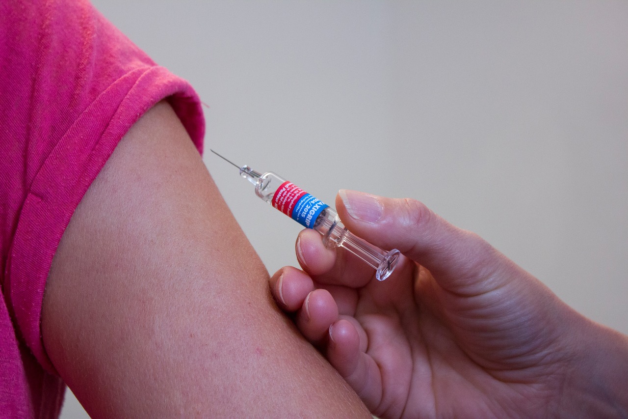 Aluminium komt door vaccinatie in de spier terecht